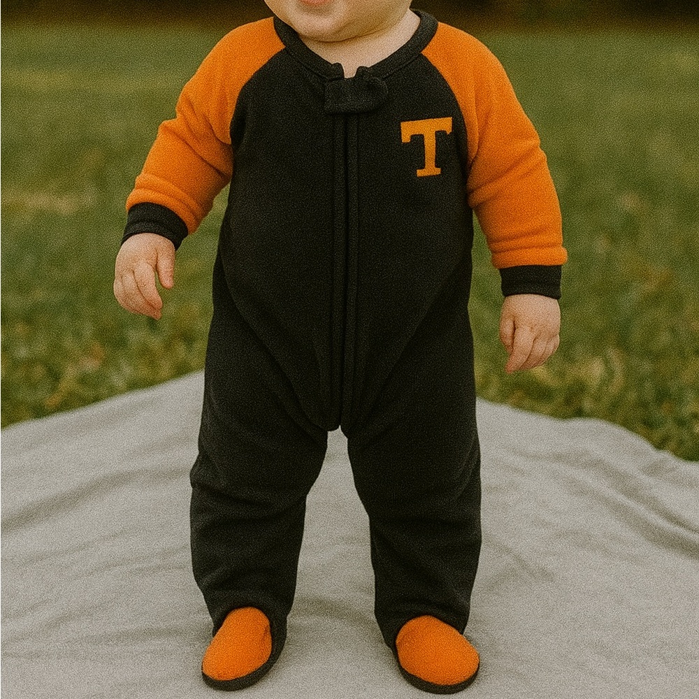 Kids Black and Orange One Piece